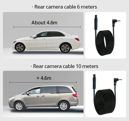 E-ACE 4.3" Mirror Dash Cam FHD 1080P with Optional Dual Lens & Rearview Camera