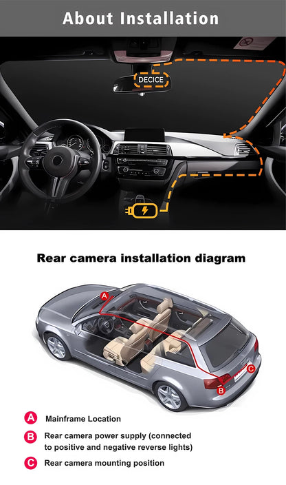 UHD 4K Dash Cam with ADAS, WiFi, GPS & 2.5K Rear Camera, Night Vision