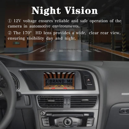 Vehicle Backup Camera for Audi & VW Models, Rearview Trunk Handle Design