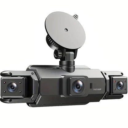 4-Channel 360° Dash Cam FHD with Front, Rear & Side Cameras, 128G, Night Vision, Parking Monitor