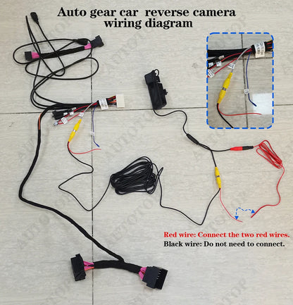 Vehicle Backup Camera for Audi & VW Models, Rearview Trunk Handle Design