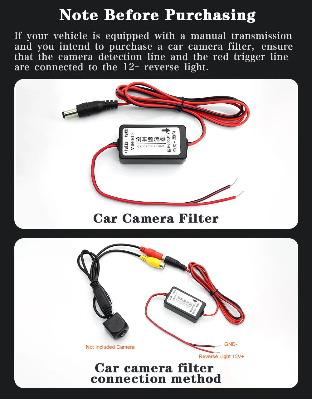 Vehicle Backup Camera for Audi & VW Models, Rearview Trunk Handle Design