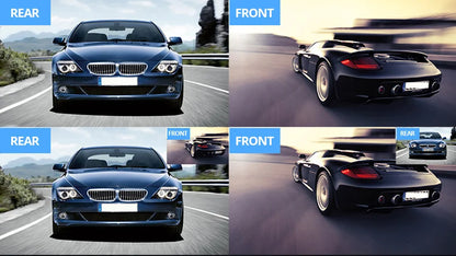 E-ACE 4.3" Mirror Dash Cam FHD 1080P with Optional Dual Lens & Rearview Camera